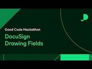 DocuSign Drawing Fields | Good Code Hackathon