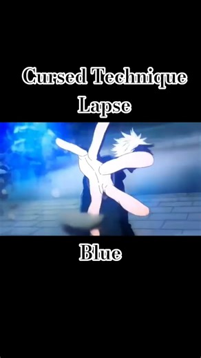 Gojo - Cursed Technique Lapse: Blue #Gojo #jujutsukaisen #shorts