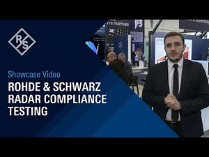 Rohde & Schwarz Radar Compliance Testing