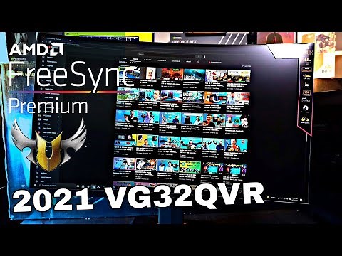 Asus 2021 TUF VG32VQR 1440P Gaming Monitor | Beast Mode