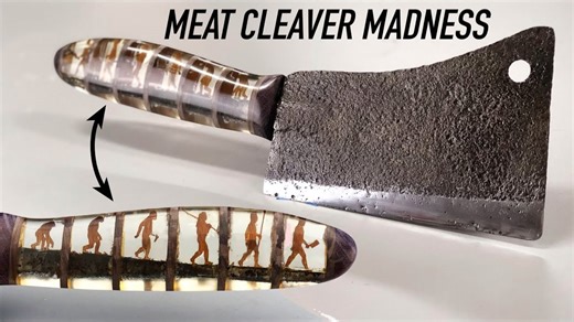From rust to masterpiece: Evolution of man cleaver