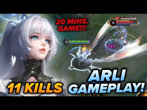20 MINUTES GAME! ARLI BECOMES UNKILLABLE IN THE LATE GAME! | ARLI BUILD & ARCANA - HONOR OF KINGS