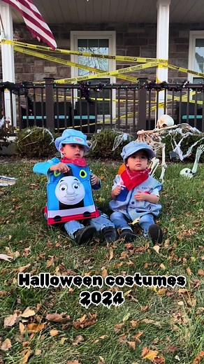 Disfraces de Halloween de Thomas el Tren y su Conductor
