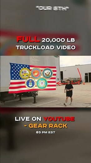 🚨We're now Totaling 160,000 LBS of US Military Surplus 🇺🇸🪖