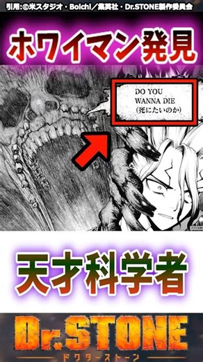 ホワイマン発見【Dr.STONE】 #アニメ #反応集 #漫画 #ドクターストーン