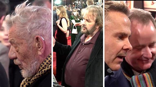 Lord of the Rings cast reunite as premiere of new animated movie
