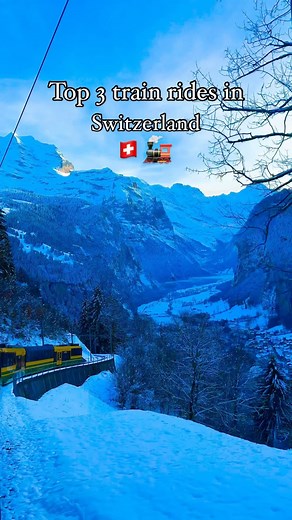 Marc Edmund🇨🇭 on Instagram: "Top 3 train rides in Switzerland🇨🇭🚂👇 3rd place: Glacier Express ✨ The glacier express is the most luxurious train ride in Switzerland and offers amazing views of the Oberalp Pass and historic landmarks such as the Landwasserviadukt. Don’t forget to book the Swiss travel pass if you’re planning to take the Glacier express 😍 2nd place: Bernina Express ❄️ The Bernina express takes you on a beautiful journey along the Bernina Pass. If you take the train all the wa