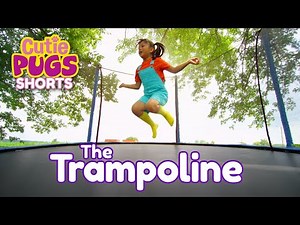 The Trampoline🤸 | Cutie Pugs🐶 | Movement for Kids🐾