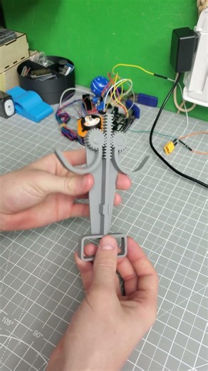 Day 244 Mini Claw Grabber Rack & Pinion Build #3DPrinting #ClawMachine #Engineering #CAD