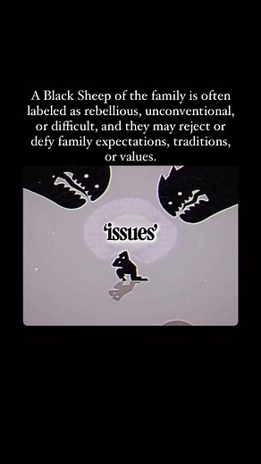 Daniel Chechick on Instagram: "❗️This label can arise for various reasons, from differing beliefs and lifestyle choices to issues like addiction, mental health challenges, or simply having a unique personality or worldview that clashes with the family’s norms. ✨Being the black sheep can come with a strong sense of isolation, as they’re often misunderstood or judged by family members who may see their behavior as problematic or shameful. This individual may be blamed for family issues or seen as 