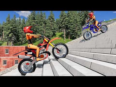 Cars vs Stairs Challenge #1 | BeamNG.drive