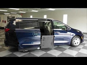 Demo-Chrysler Pacifica & Voyager Side-Entry Power Fold-Out Wheelchair Conversion from Adaptive Vans