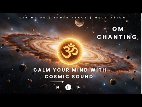 COSMIC OM 🕉️ CHANTING ✨ | Meditation 🧘‍♂️ | Ancient Indian Mantra 🌟 | Relaxation