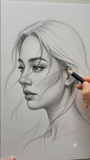 Realistic Face Drawing with HB Pencil | Step by Step #drawing #pencildraw #quickdrawing