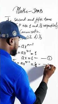 G.P-Geometric Progression #math