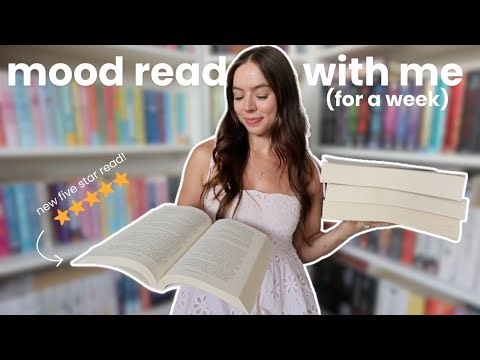 what I realistically read in a week when I'm mood reading + book club! 📚*reading vlog*
