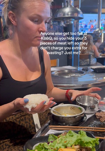 Anxiety at KBBQ: Hiding Meat to Avoid Waste Fees