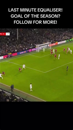 Last minute equalise!!! Goal of the month? Goal of the season? follow for more #premierleague #liverpool #fulham #foryoupage❤️❤️ #footballtogether