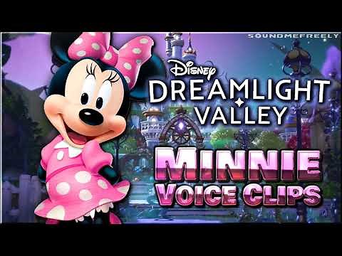 All Minnie Mouse Voice Clips • Disney Dreamlight Valley • All Voice Lines • 2022 (Kaitlyn Robrock)