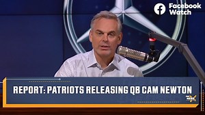 Colin Cowherd reacts to the news that the New England Patriots are releasing Cam Newton: "We all knew it was a band-aid." | The Herd
