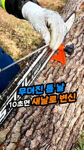 ✅엔진톱날 무뎌졌다고 바꾸지 마세요! 현장에서 바로 갈아 쓰는 무선 연마기 #엔진톱 #체인톱 #연마기 #공구 #공구추천 #쇼핑만물상