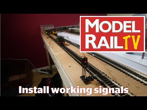 Model Rail How To... Install working signals