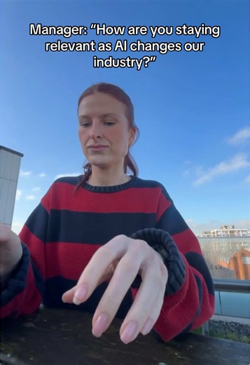 How to answer: How are you staying relevant as AI changes our industry? Say this 👇 I'm treating AI-fluency like a core competency, not a nice-to-have. I'm actively using [specific tools] to automate the repetitive parts of my role so I can focus on the strategic work that AI can't do. For example, I've built [specific automation or workflow] that's saved [X hours/week or specific cost]. I'm also staying ahead of the curve by tracking which AI tools are being adopted in [our industry] – not just