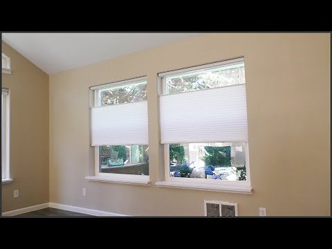 Installing Cordless Top-Down / Bottom-Up Cellular Blinds