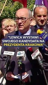 Czarzasty: The Left will field its own candidate for Mayor of Kraków #Poland #politics #shorts