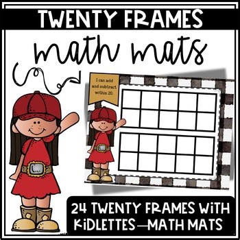 Twenty Frames Math Mats | Counting to 20, Subitizing, Number Sense for K–2