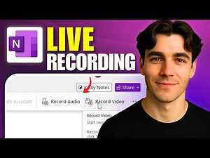How To Live Record Audio Or Video In OneNote (Tutorial 2026)