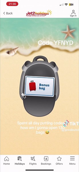 Hopefully I win at least 🤞🏻 #jet2holidays #jet2 #jet2suitcase #suitcasegame #viral #fyp #win #jet2suitcasesurprise #suitcasesurprise