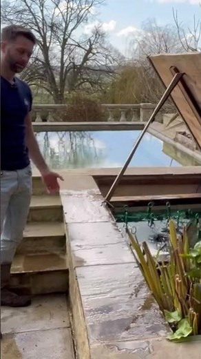 Natural pool filter #diy #poolbuild #naturalpool