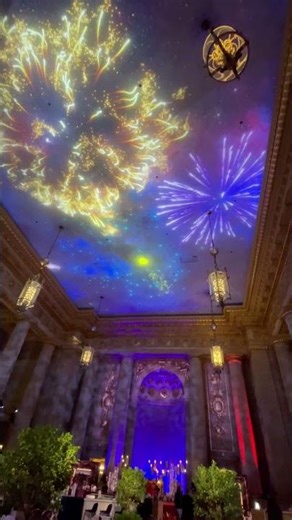 Immersive ceiling projection mapping transforms the Mellon Auditorium