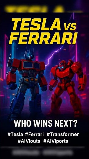 TESLA vs FERRARI ⚡️🤖The Ultimate AI Transformation Battle!