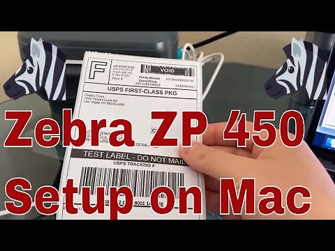 Zebra Zp 450 Installing on Mac