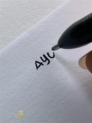 How to Sign the Name Aye