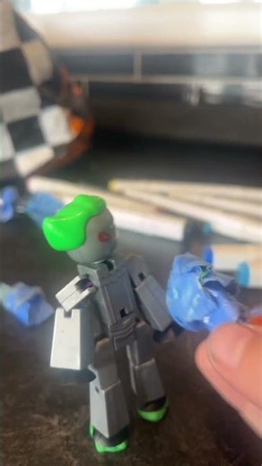 My custom figure versus stick bot