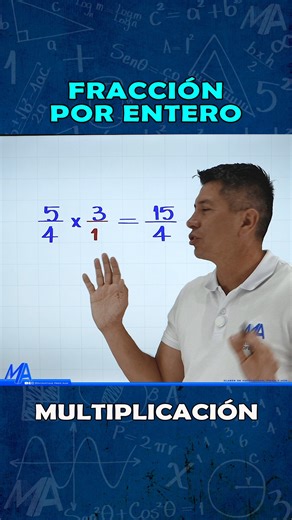 Multiplicación fracción por entero #matemáticasprofealex #parati | Matematicas Profe Alex