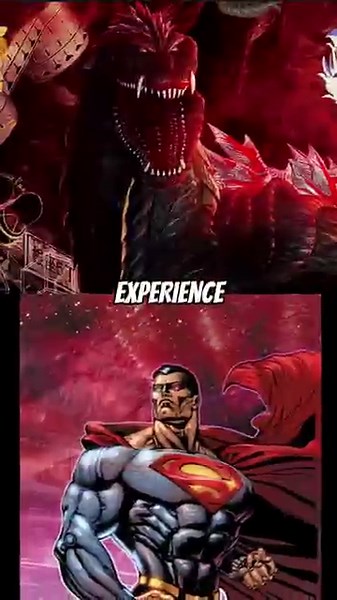 Godzilla Singular Point True Form vs Superman C.A.S