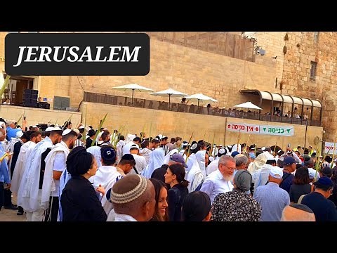 Happy Sukkot. This is what happens in Jerusalem during SUKKOT ( FEAST OF TABERNACLES)