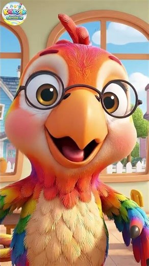 Toota Teacher Class Mein 😆🦜📚 | Funny Kids Story Song | Nursery Rhyme Style