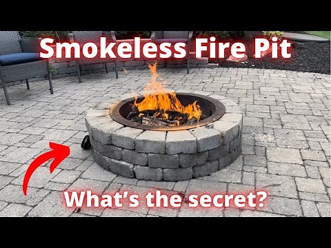How to make any fire pit smokeless. DIY Smokeless Fire Pit.