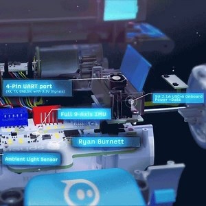 What is #RVR? It's a #programmable #robot with a 9-axis IMU, 5V onboard power, 4-Pin UART and a genuine Ryan Burnett. What's a Ryan Burnett? Good question! Watch our Kickstarter video and find out. https://bit.ly/2U99ZE3 | Sphero | Facebook