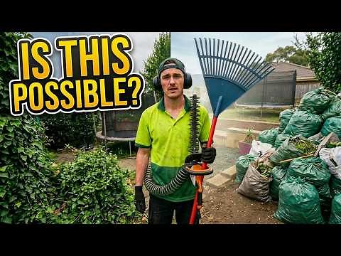 15 HOUR RESET! Clearing 12 CUBIC YARDS Of Waste From A Tricky BACKYARD!
