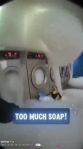 Police Bodycam POV: Officer Walked In… A Chihuahua Turned the Washers Into Foam Volcanoes