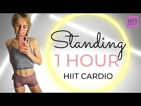 1 HOUR ALL STANDING HIIT WORKOUT - CARDIO - NO REPEAT - AT HOME - BURN 700 CALORIES - WEIGHT LOSS