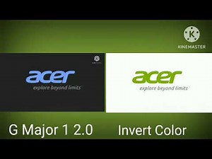 Acer Logo Effects (Sponsored by P2E) Comparison (G Major 1 2.0 Vs. Invert Color)