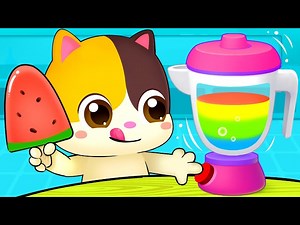Rainbow Ice Pop - Colors Song | Learn Colors | Nursery Rhymes & Kids Song | Mimi and Daddy - Videos For Kids