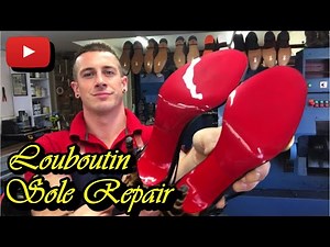 Christian Louboutain Soles Repaired | Red Mirror Soles | Leopard print Shoes